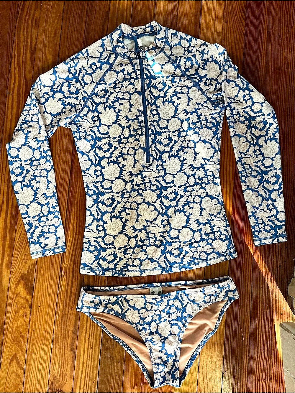 J.Crew Long Sleeve Rash Guard (size M) & Swim bottom (size S)